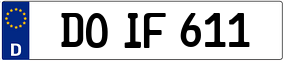 Truck License Plate